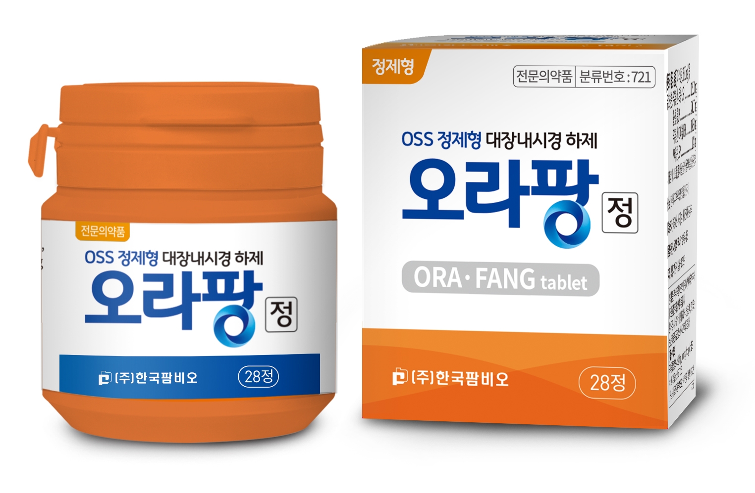 한국팜비오 오라팡 28정 제품 이미지